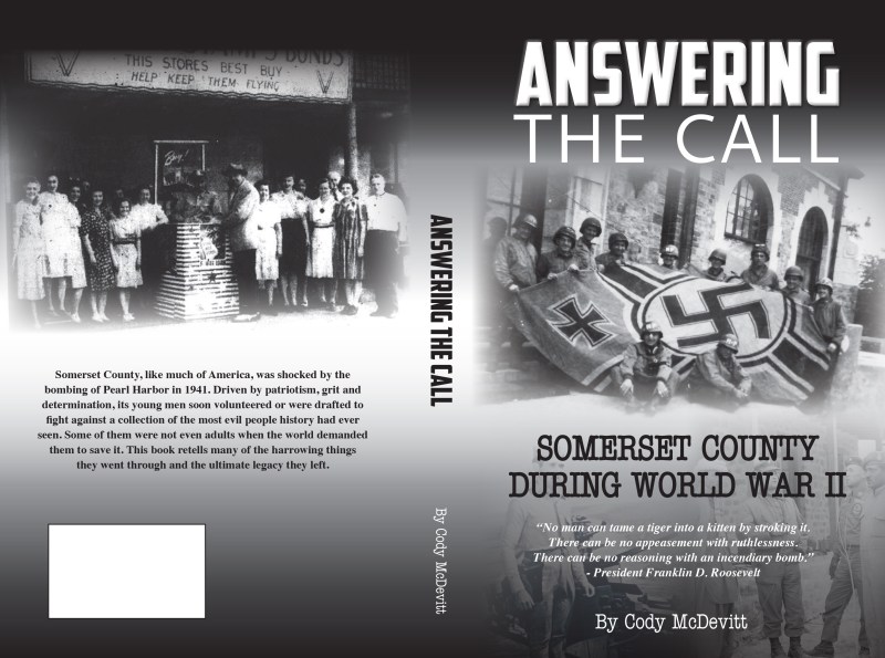 WWII cover and back flat